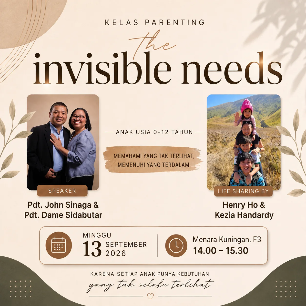 THE INVISIBLE NEEDS