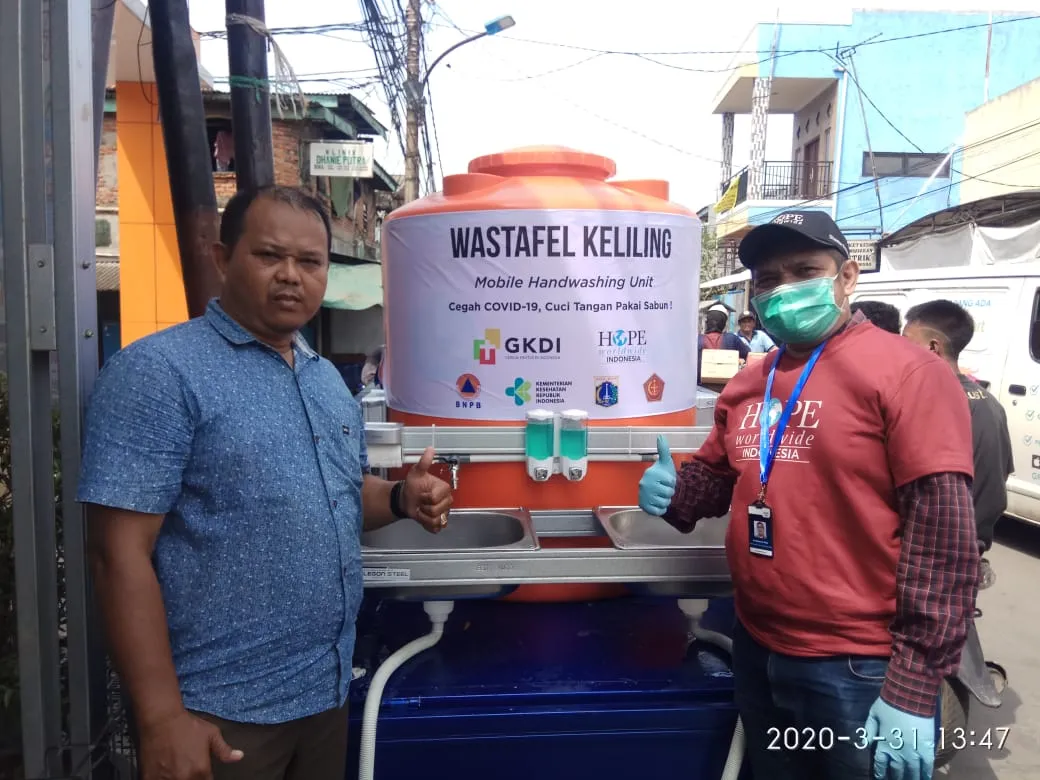 Wastafel Keliling untuk Hidup yang Lebih Sehat