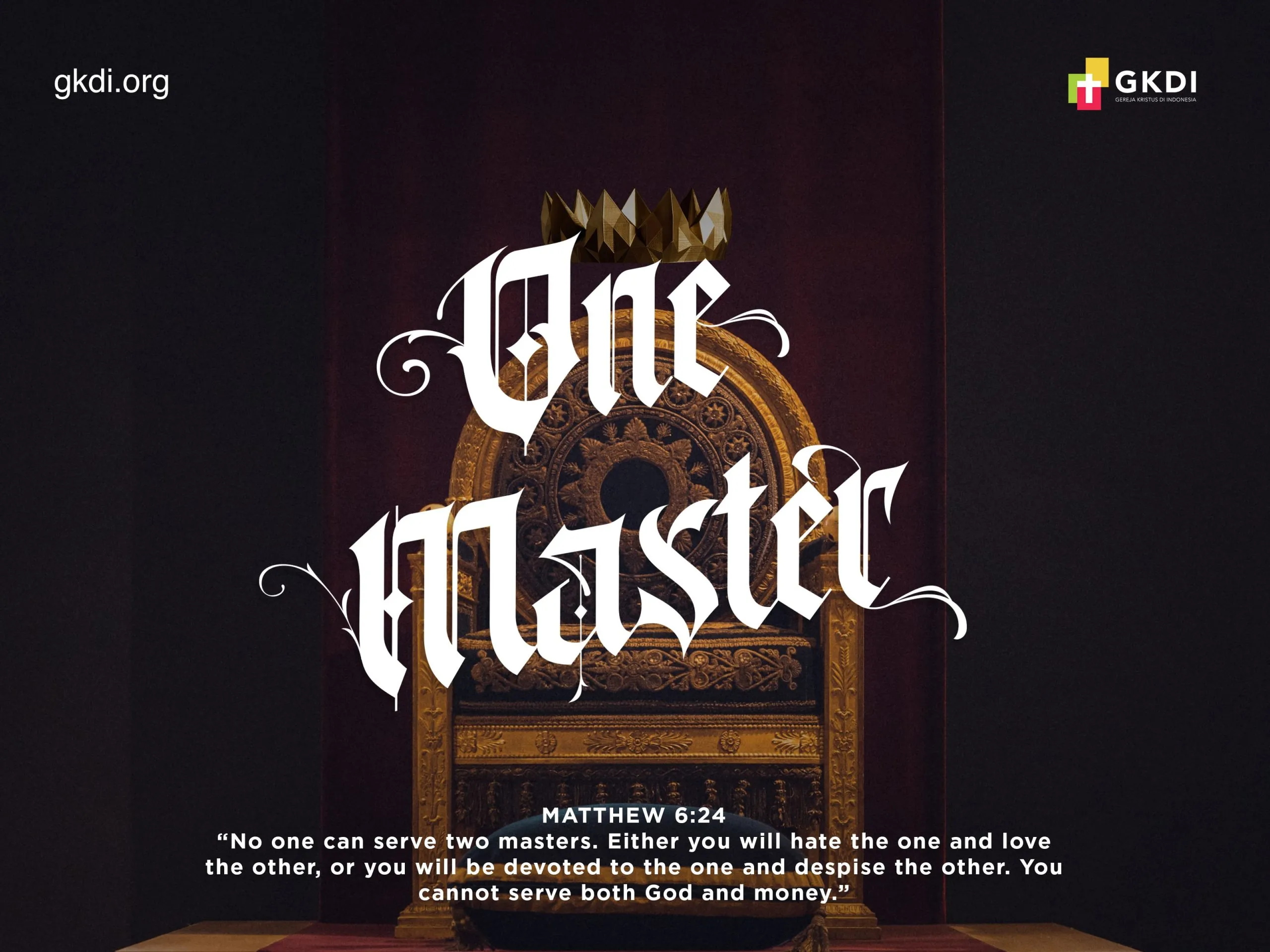 Tema Gereja Mei 2020 - One Master