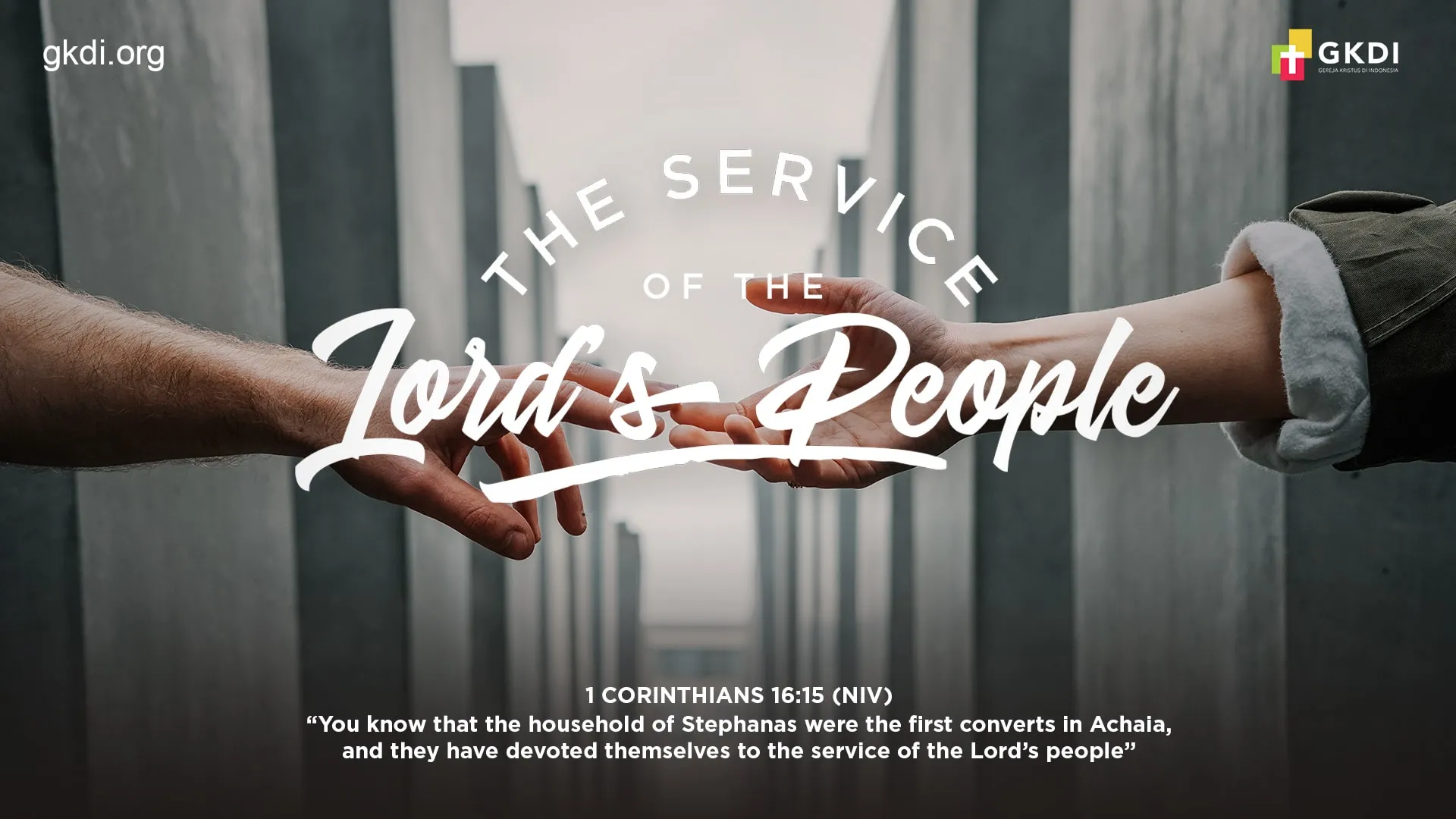 Tema Gereja November 2020 - The Service of the Lord’s People